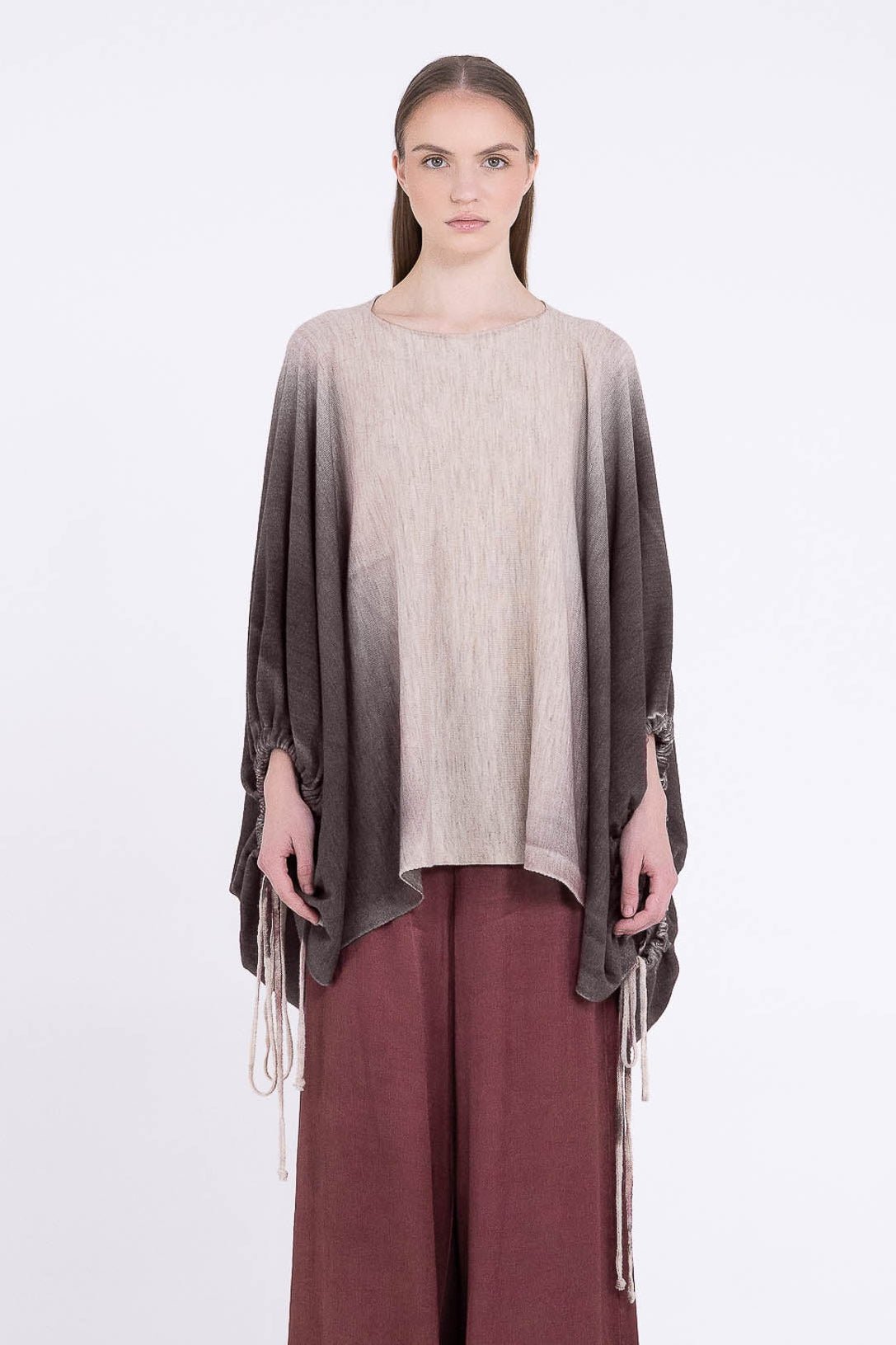 S398 - Spary Knitted Top Poncho