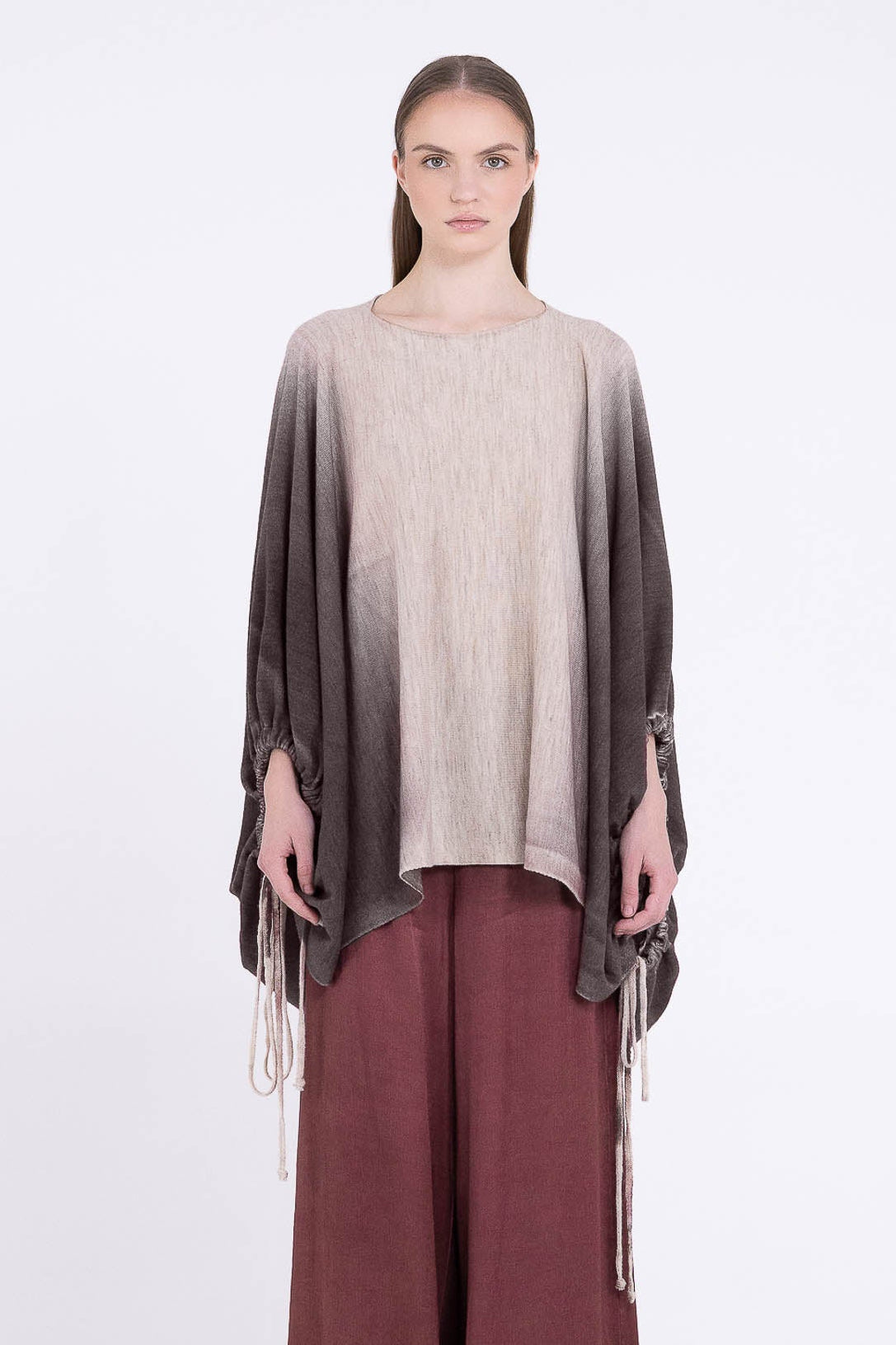 S398 - Spary Knitted Top Poncho