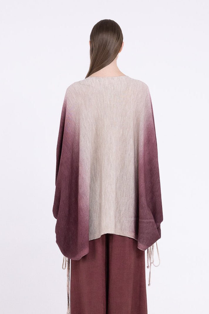 S398 - Spary Knitted Top Poncho