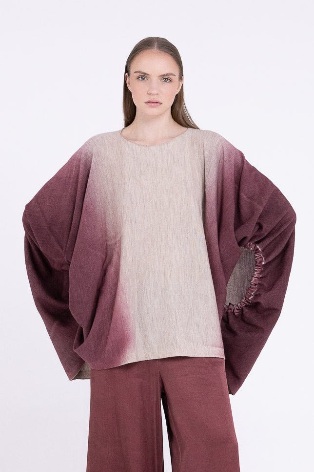 S398 - Spary Knitted Top Poncho