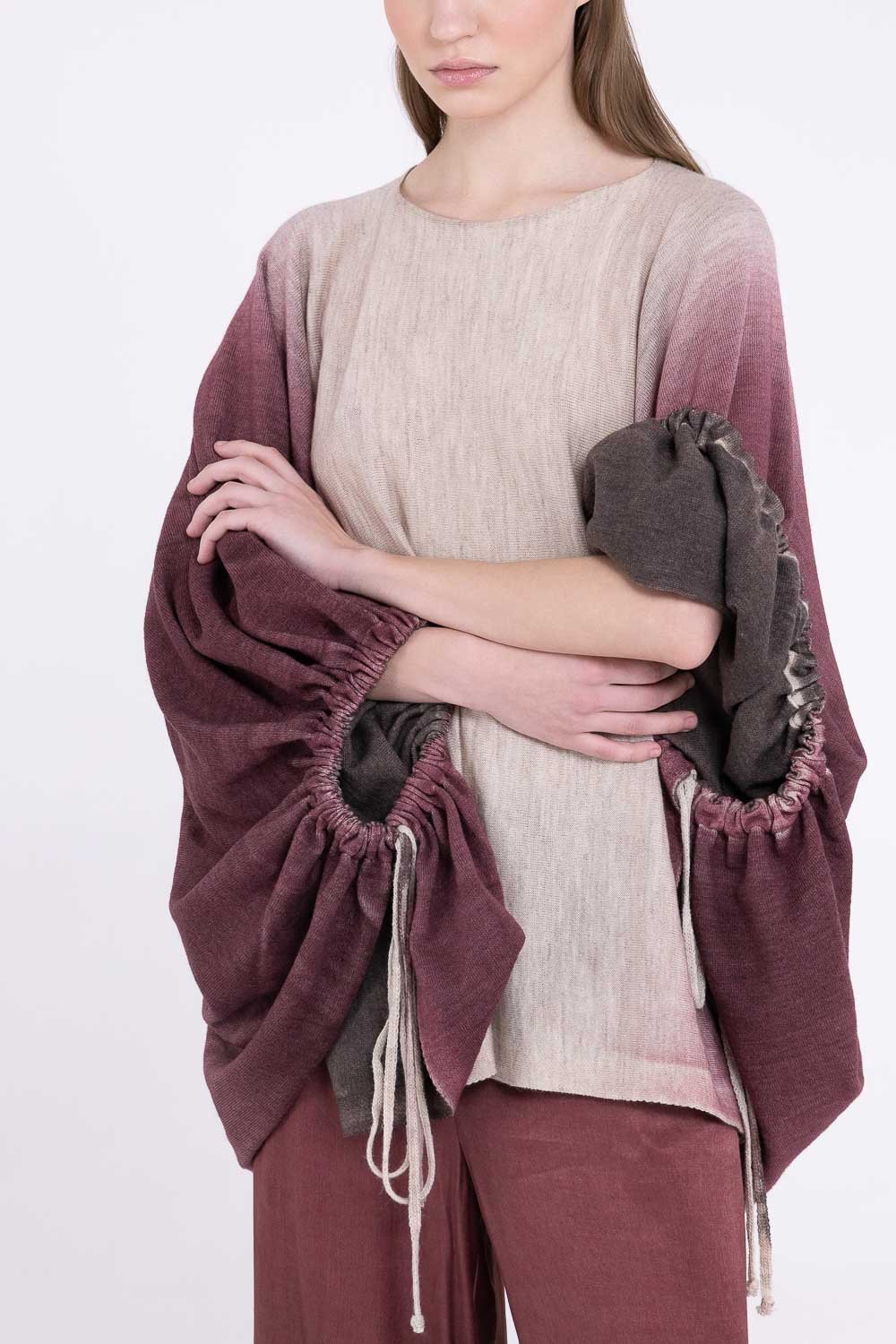 S398 - Spary Knitted Top Poncho