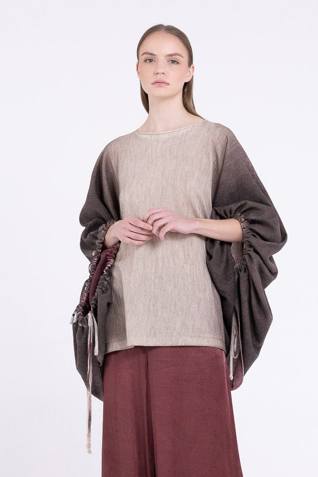 S398 - Spary Knitted Top Poncho