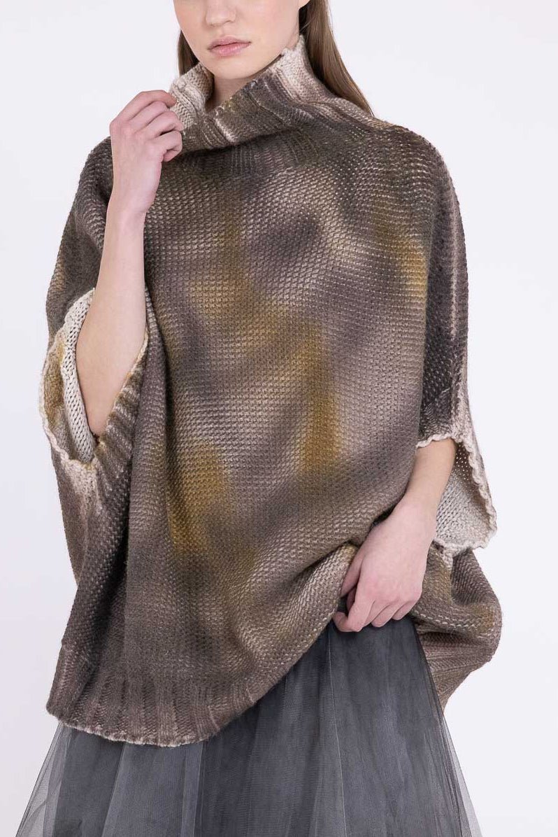 S397 - REVERSIBLE BOXY MAXI SWEATER