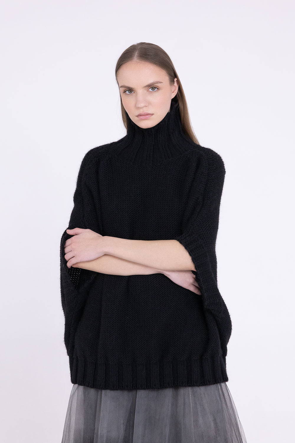 S397 NP - BOXY MAXI SWEATER