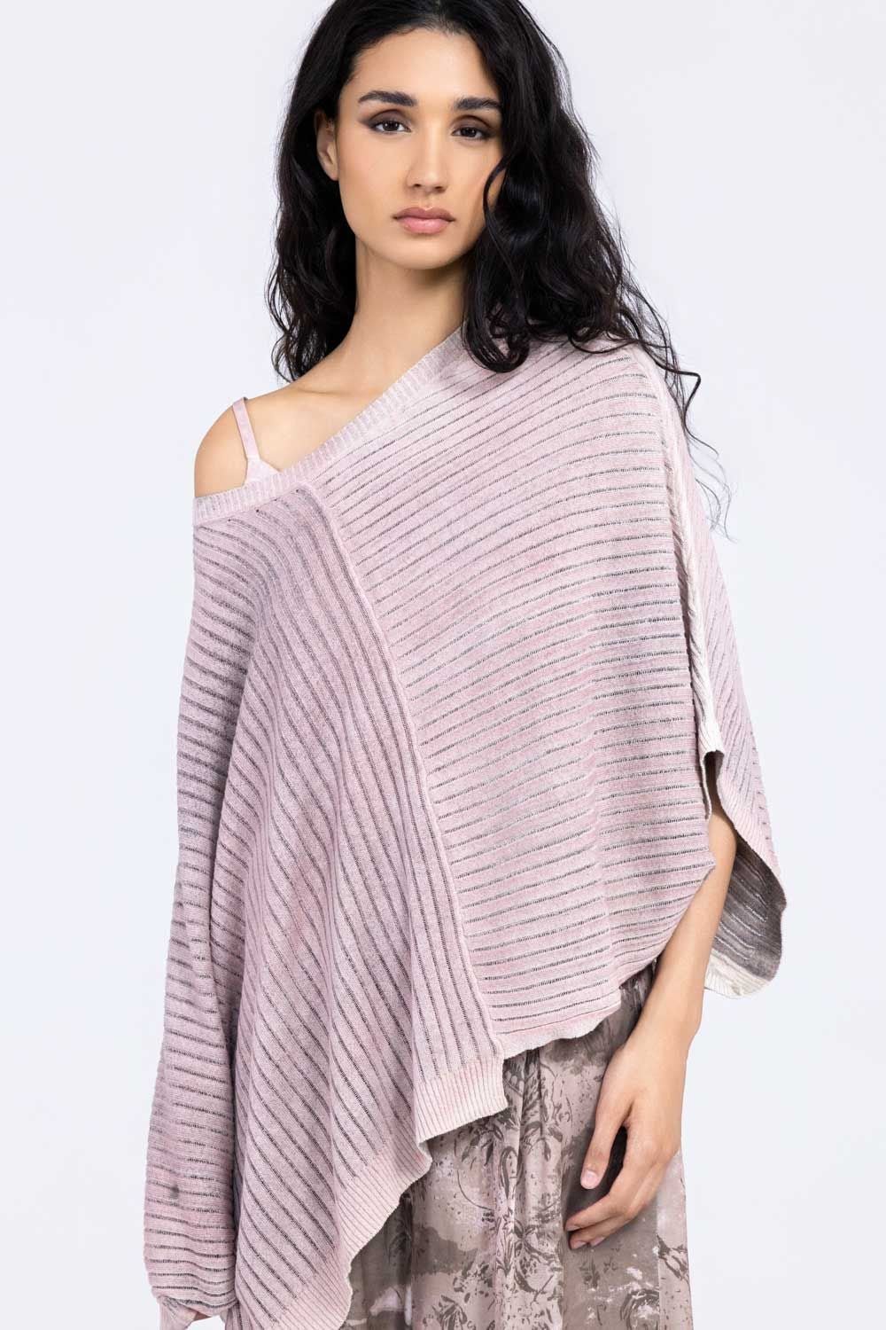 S512 - Asymmetrical Knit Top