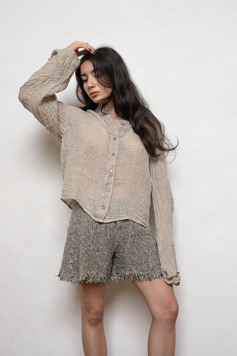 CAMICIA FRIZZANTE - Garzata