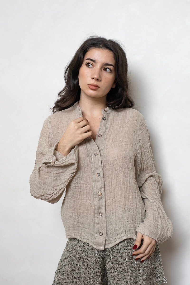 CAMICIA FRIZZANTE - Garzata