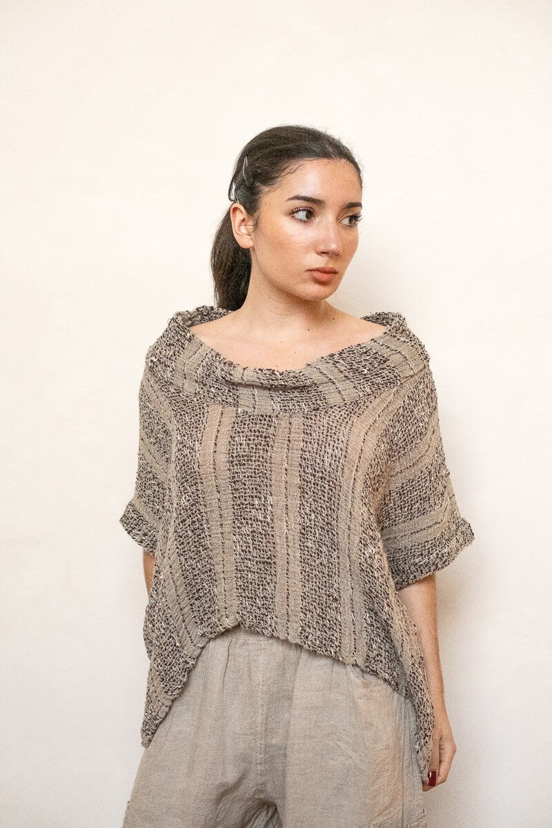 MAGLIA GONDOLA - Anfibia Brown