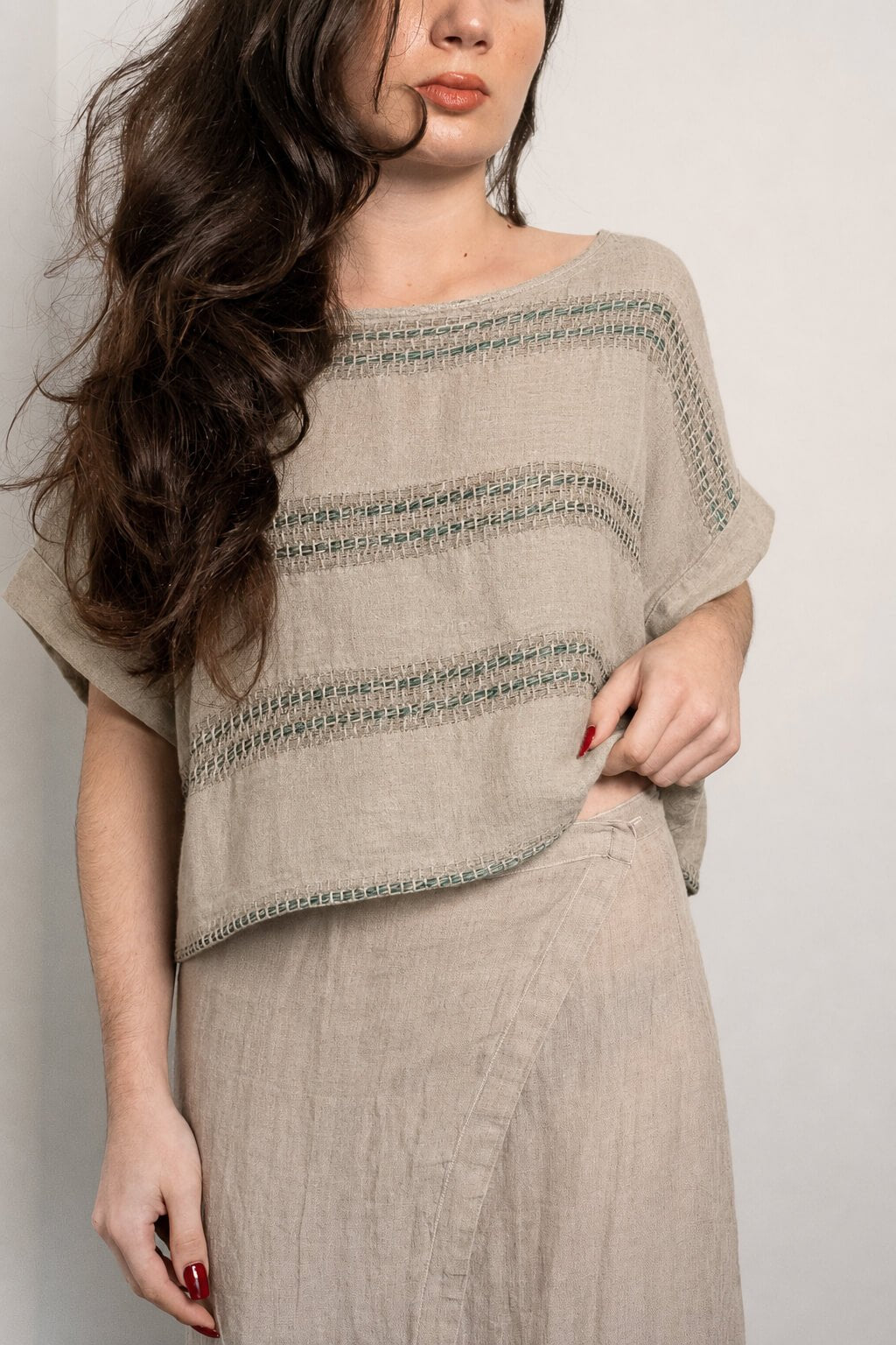 CAMICIA MINOSSE - Posidonia Green