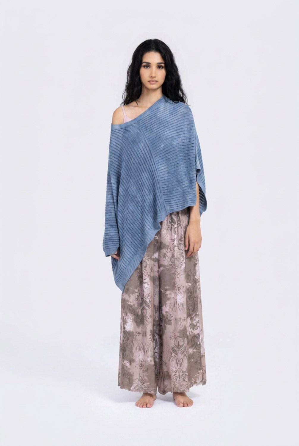 S512 - Asymmetrical Knit Top