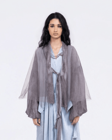 S527 - Tulle Short Jacket