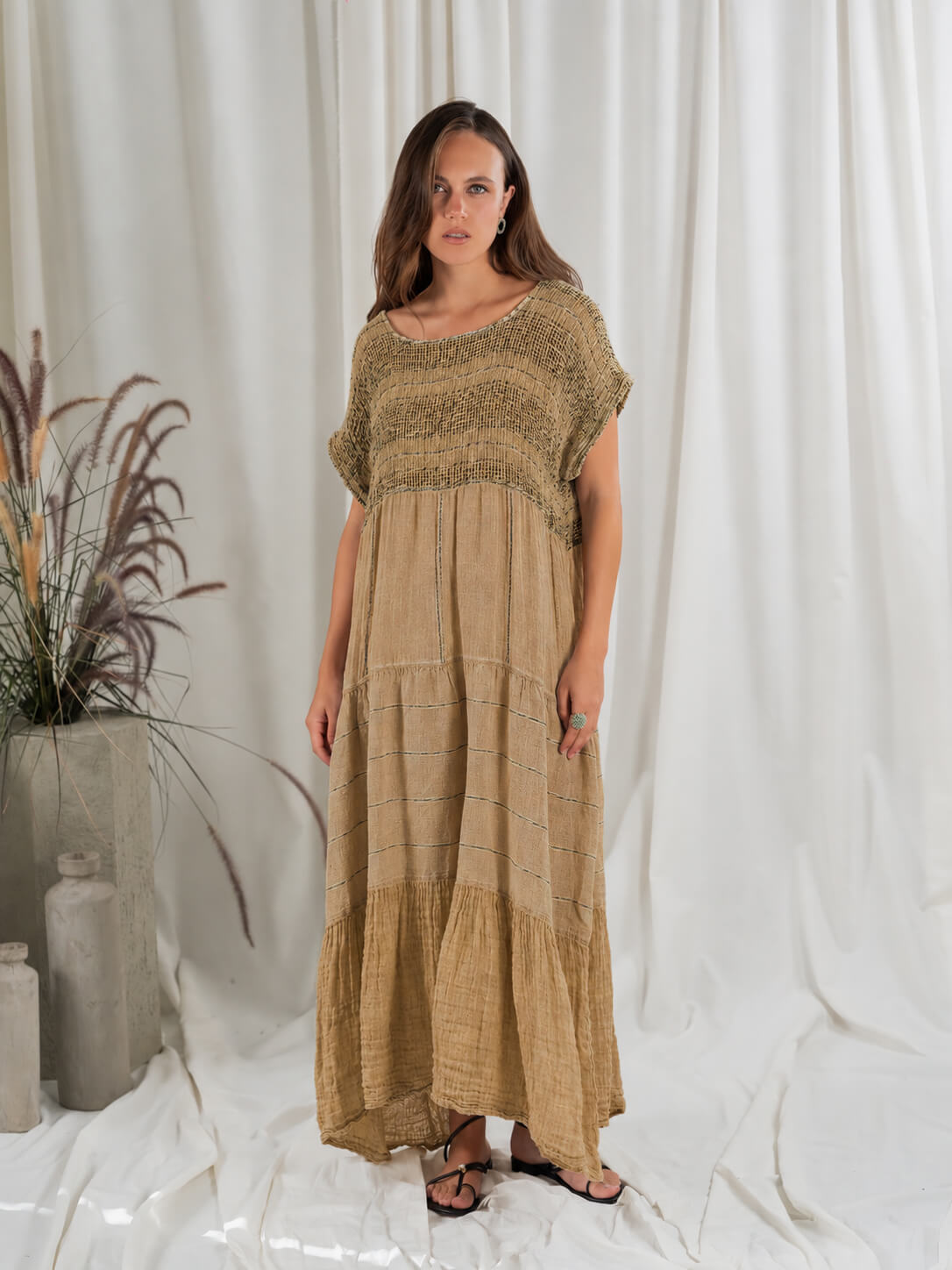 VESTITO BOTTICELLI - Anfibia Green