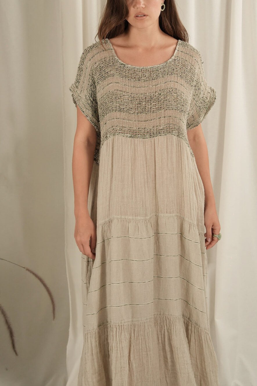 VESTITO BOTTICELLI - Anfibia Green