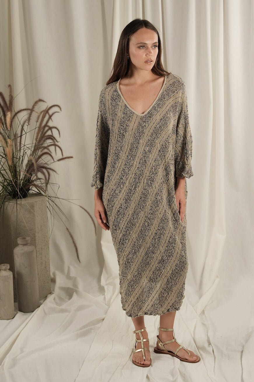 VESTITO FAUSTA - Anfibia Brown