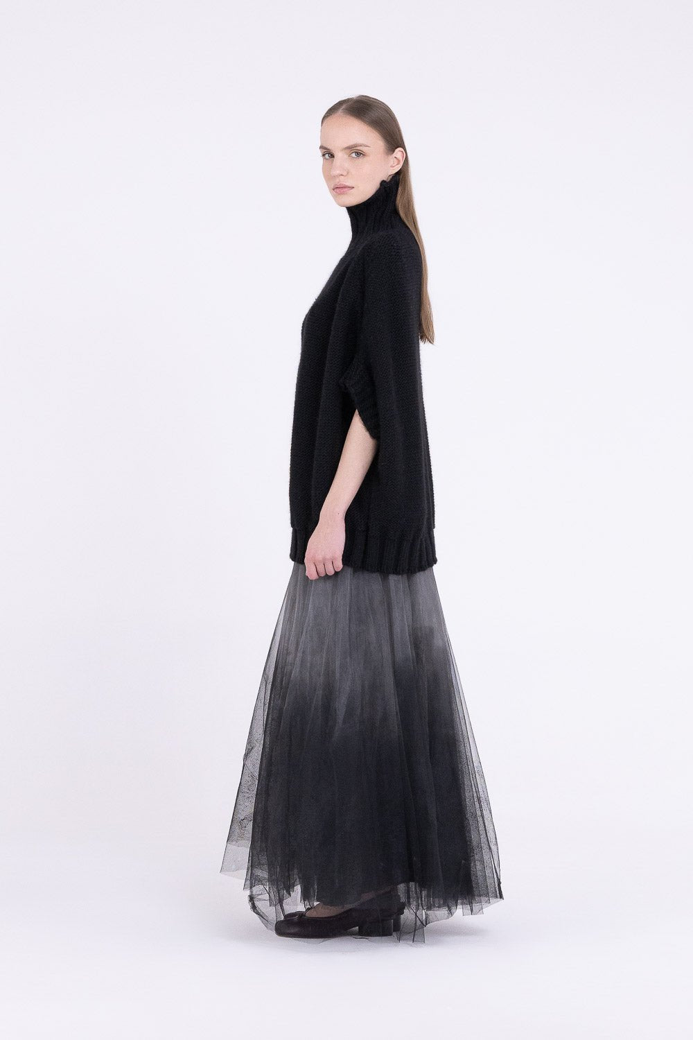 S397 NP - BOXY MAXI SWEATER