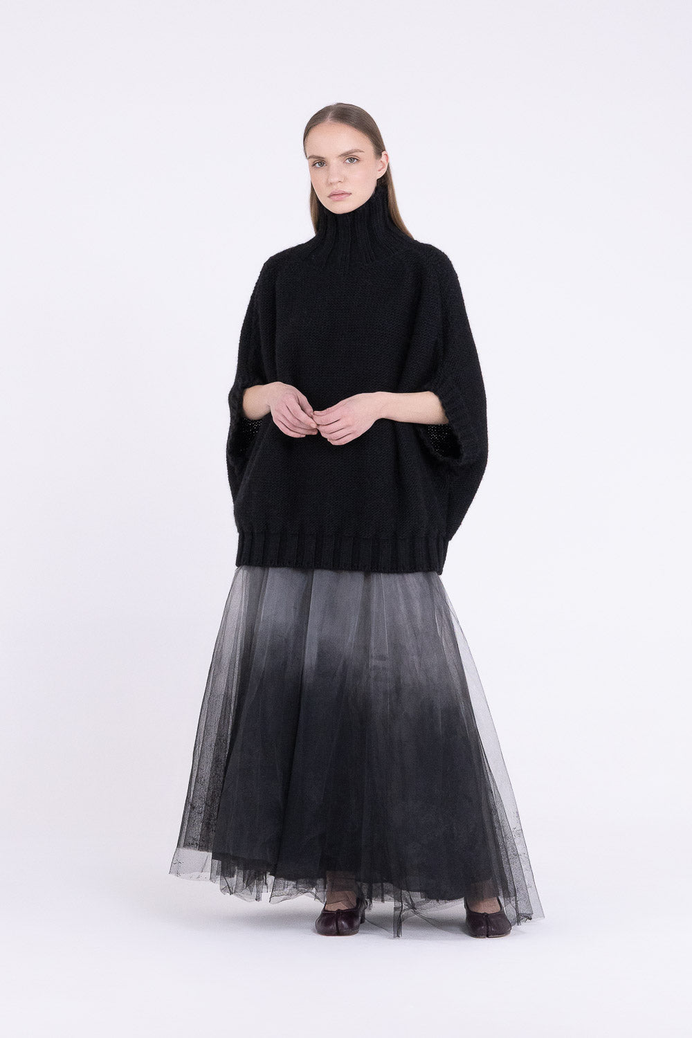 S397 NP - BOXY MAXI SWEATER