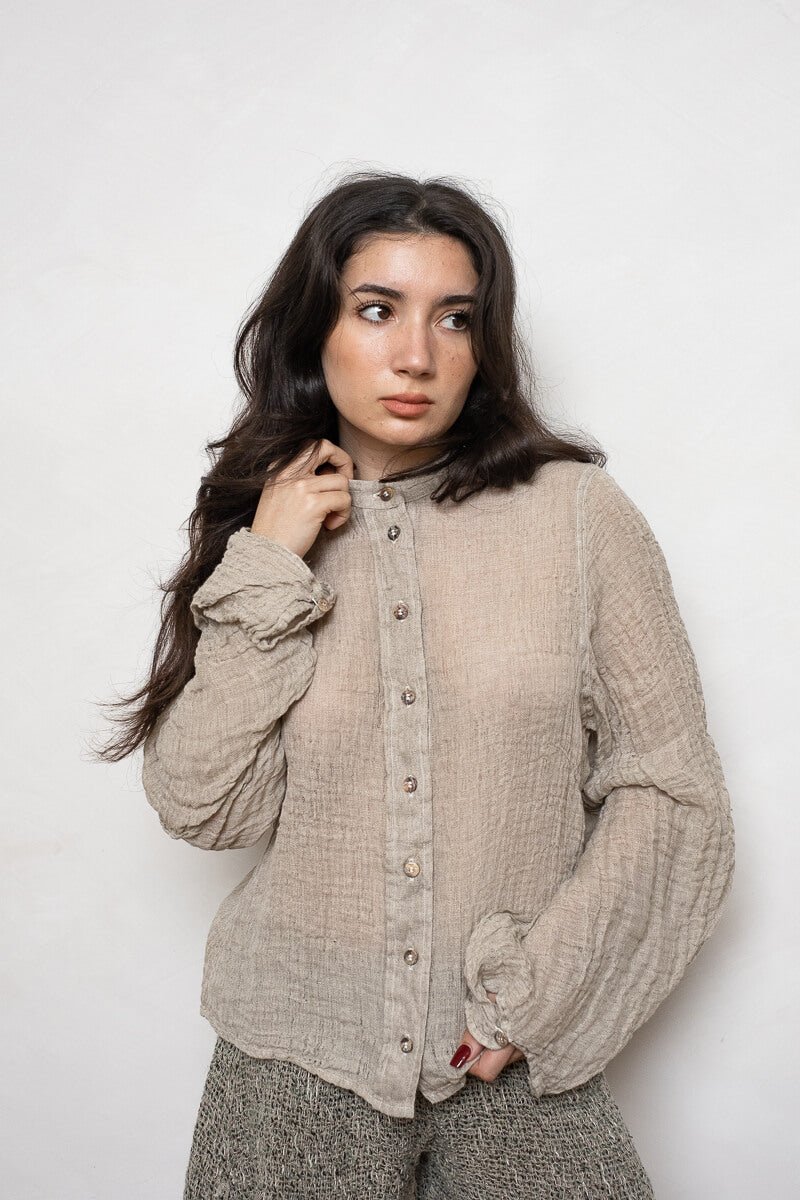 CAMICIA FRIZZANTE - Garzata
