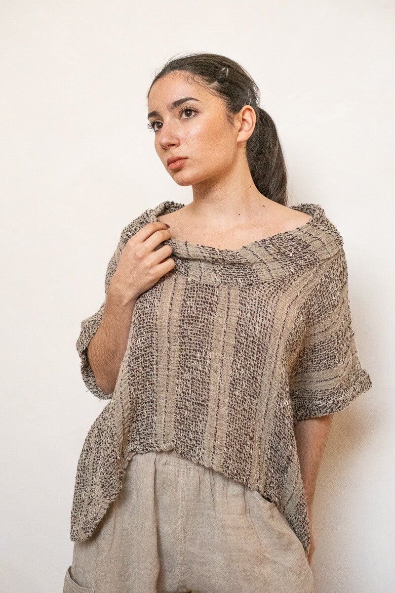 MAGLIA GONDOLA - Anfibia Brown