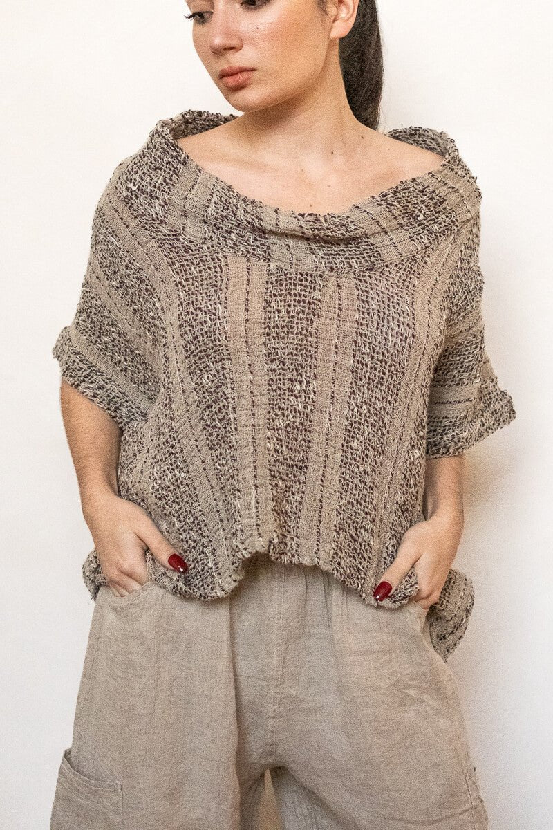 MAGLIA GONDOLA - Anfibia Brown