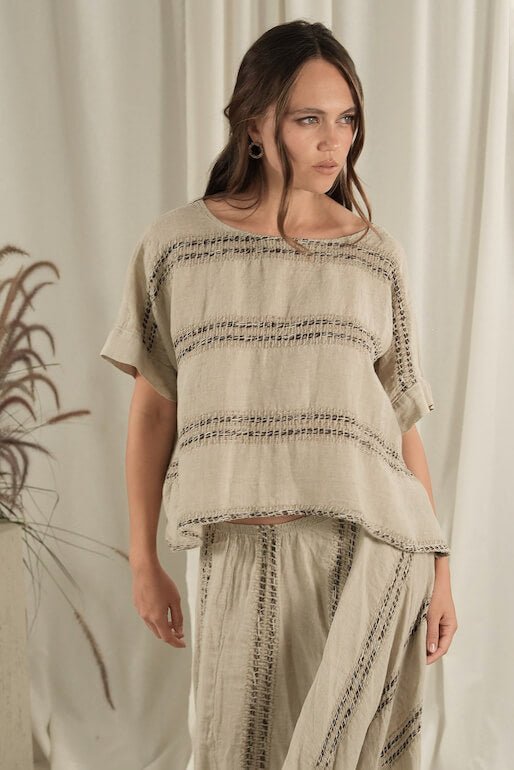 CAMICIA MINOSSE - Posidonia Brown