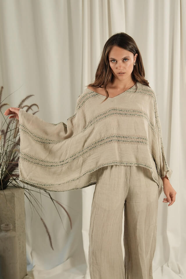 CAMICIA WAVE - Posidonia Green