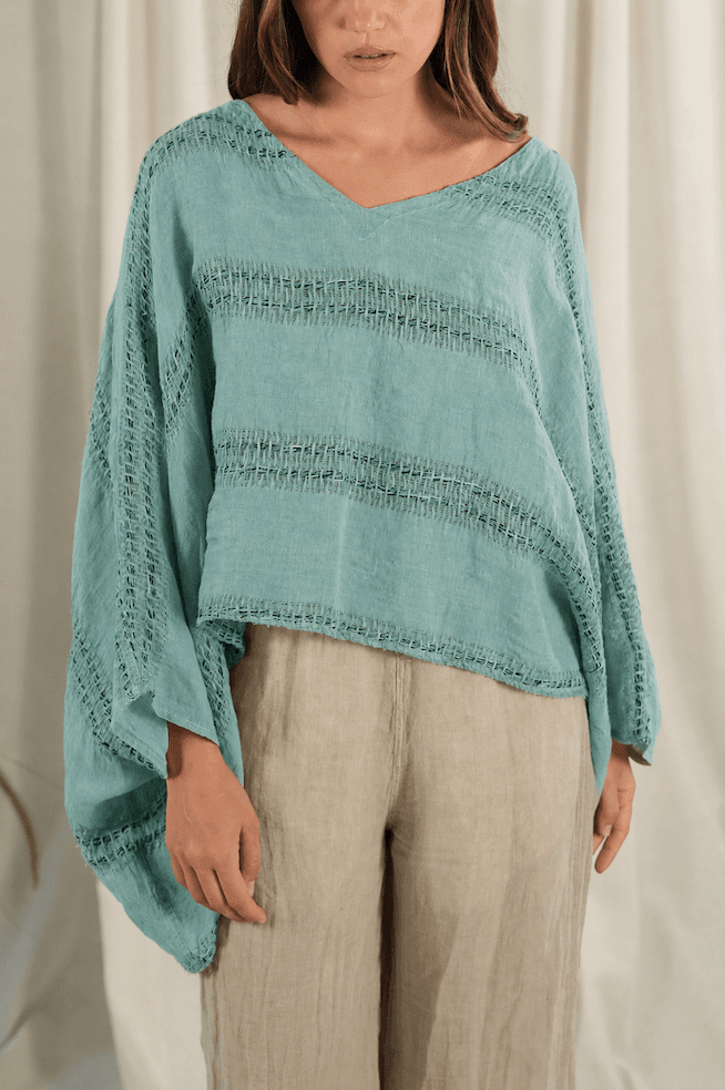 CAMICIA WAVE - Posidonia Green