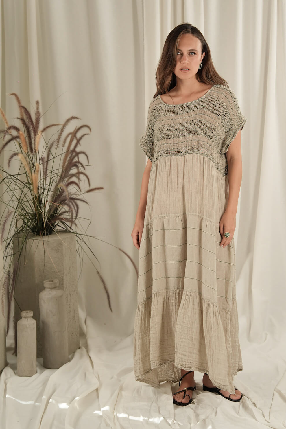 VESTITO BOTTICELLI - Anfibia Green