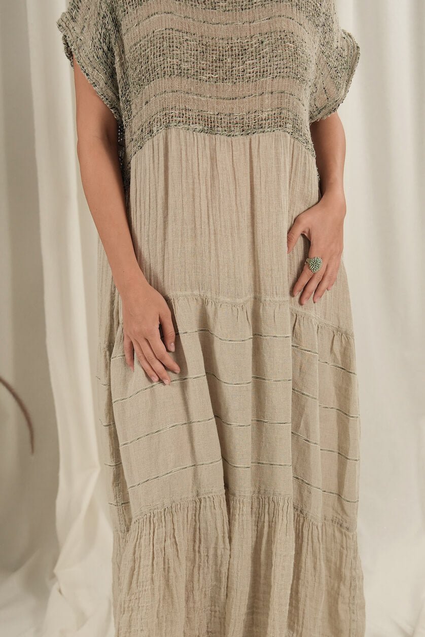 VESTITO BOTTICELLI - Anfibia Green
