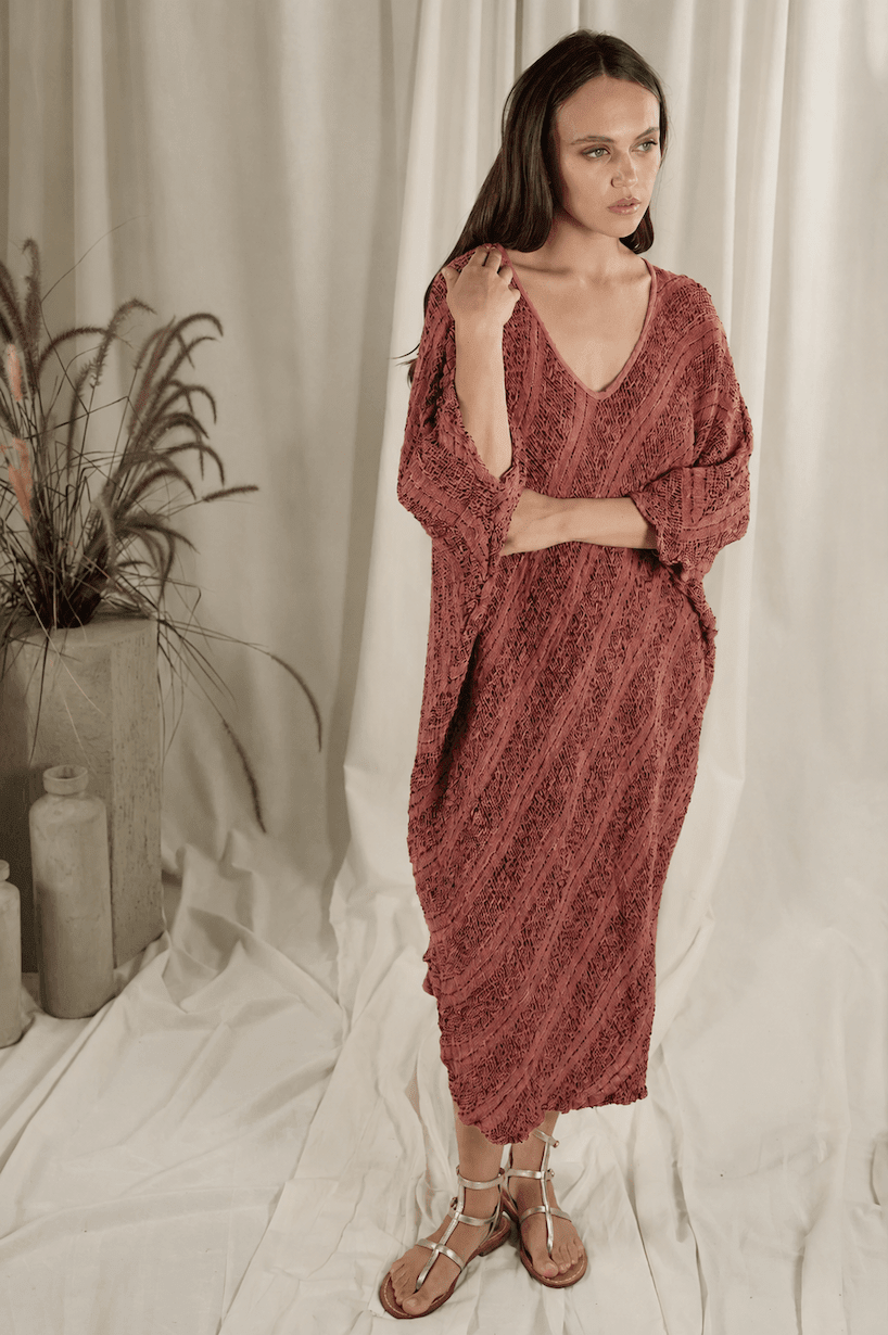 VESTITO FAUSTA - Anfibia Brown