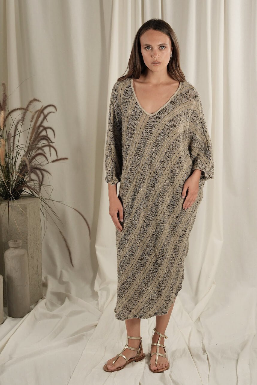 VESTITO FAUSTA - Anfibia Brown