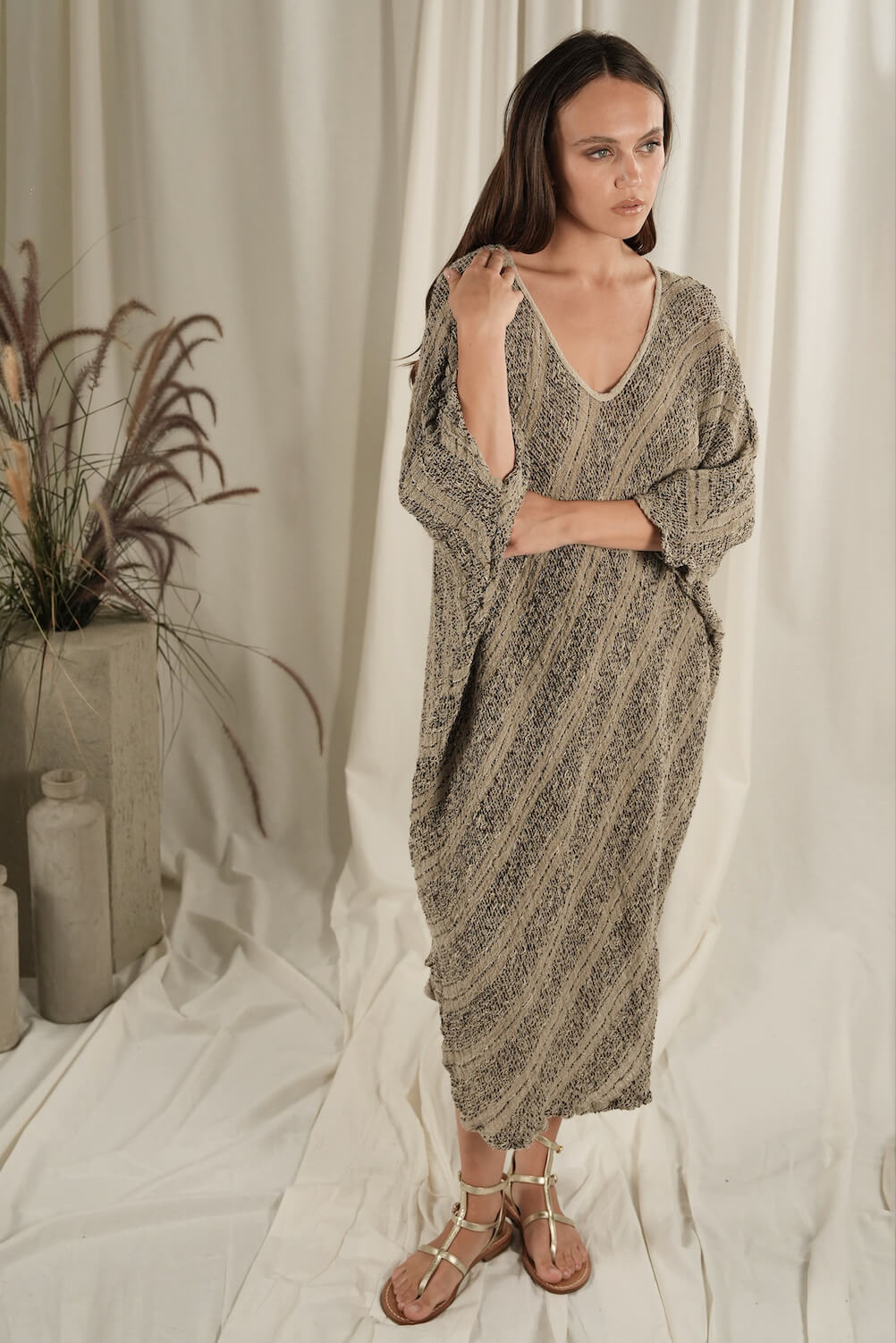 VESTITO FAUSTA - Anfibia Brown