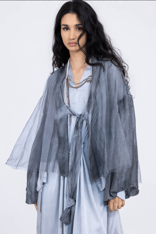S527 - Tulle Short Jacket